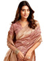 Vasthrlay Jacquard Kanjivaram Unstitched Light Green Saree
