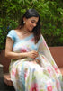 Vasthrlay Printed Organza Transparent Lightweight