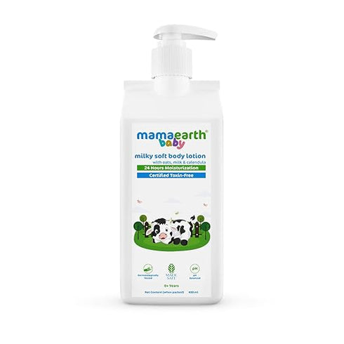Mamaearth Milky Soft Body Lotion with Oats, Milk & Calendula