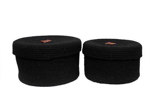Mini rope storage jute woven basket
