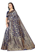 Vasthrlay Kanjivaram Banarasi Kanchipuram Wedding Saree With Blouse Piece