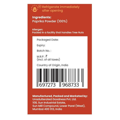 CRISTA Smoked Paprika Powder