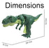 VGRASSP Roaring & Head Swinging Dinosaur Toy for Kids