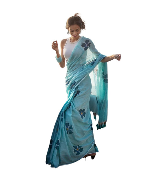 Vasthrlay Floral Fabric Breathable Lightweight