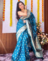 Vasthrlay Banarasi Kanjivaram Kanchipuram BS09 Saree With Blouse Piece