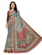 Vasthrlay Women's Cotton Kalamkari Wedding Saree With Blouse Piece