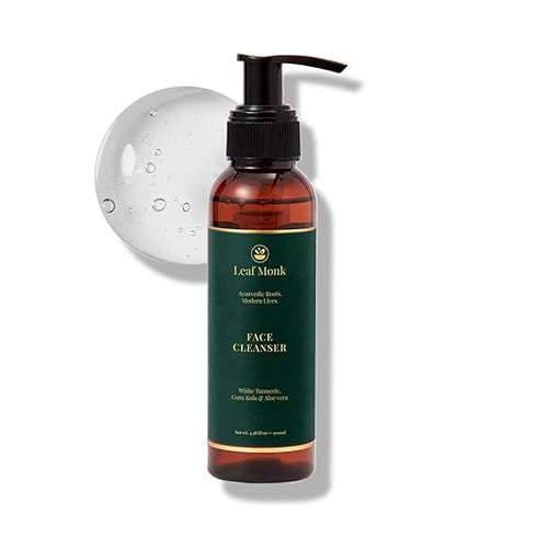 Leaf Monk Face Cleanser with White Turmeric, Gotu Kula & Aloevera