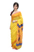 Vasthrlay Chanderi Printed Unstitched Kasam Yellow Free Ethnic Wear