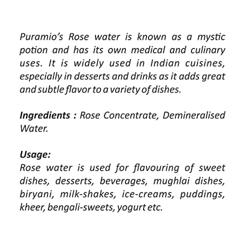 PURAMIO Rose Water 100ml