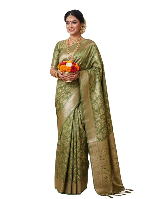 Vasthrlay Banarasi Traditional Unstitched Traditional