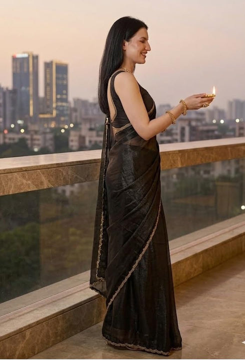 Vasthrlay Bollywood Style Georgette Ethnic Wear