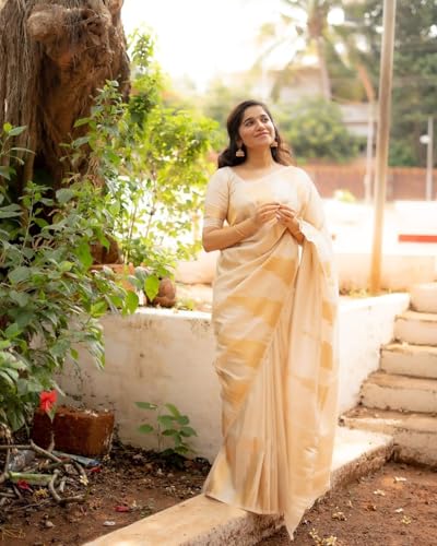 Vasthrlay Banarasi Kanjivaram Kanchipuram Shiv 1 Saree With Blouse Piece