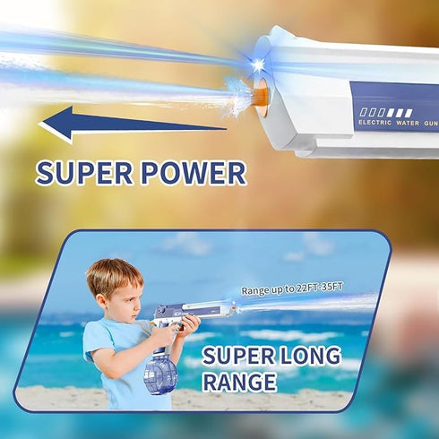 Storio Rechargeable Electric Battery Operated Water Gun(War Pistol)
