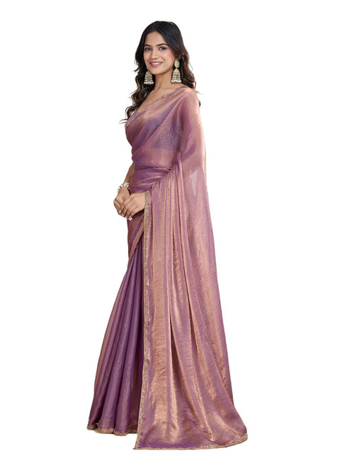Vasthrlay Border Unstitched Saree