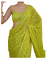 Vasthrlay Lavender Georgette Sequins Saree