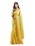 Vasthrlay Red Embroidery Unstitched Saree