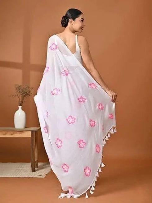 Vasthrlay Matching Unstitched Attached Lightweight