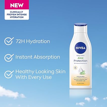Nivea Body Lotion Aloe Protection With Spf 15
