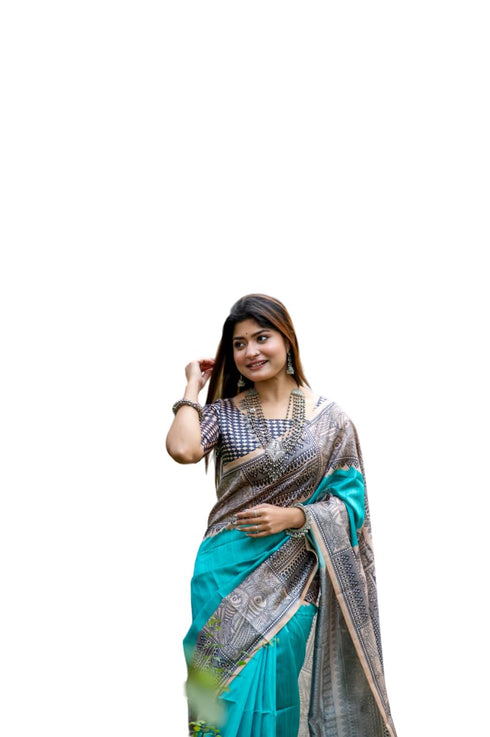 Vasthrlay Tussar Silk Saree