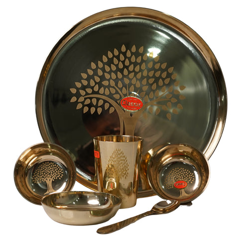 Pure Kansa Dinner Set, 6 Pieces set of 1