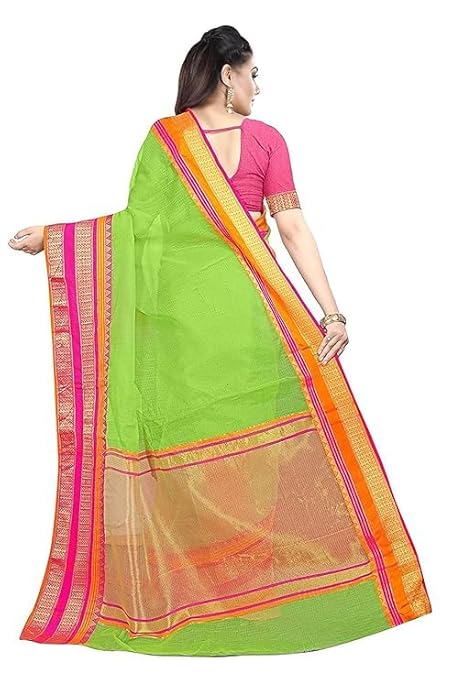 Vasthrlay Women's Cotton Premium Friendly Saree