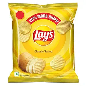 Lay's Classic Salted Potato Chips, 24g