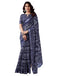 Vasthrlay Womens Printed Beige Saree With Beige Unstitched Blouse Piece