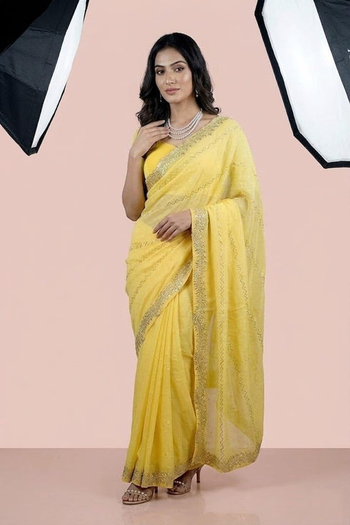 Vasthrlay Embroidered Swarovski Ethnic Wear