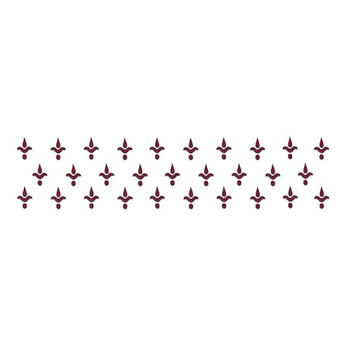 Comet Busters Maroon Abstract Design Bindis