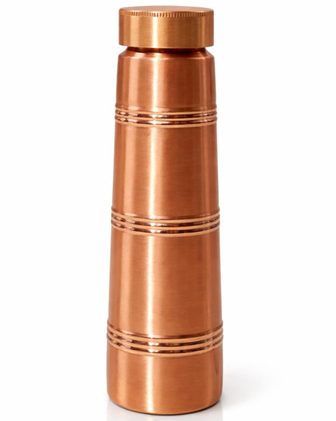 Pure Copper Water Bottle 950ml (TOWER 3 RI