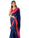 Vasthrlay Traditional Paithani Handloom Violategreen