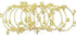 JPS Viral Kashmiri Ghungroo Gold-Plated Glass Bangles Set
