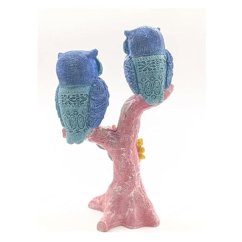 The Decorshed Cute Owl Pair Sitting On Tree Showpiece Decorative