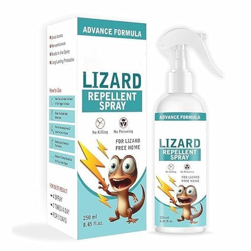 Natural Lizard Repellent Spray for Home Plant-Based