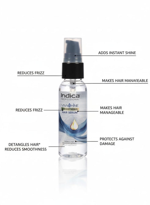 Indica Professional VivaShine Smoothing Hair Serum Anti Frizz Instant Shine &