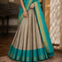 Vasthrlay Banarasi Art Silk Lehenga Choli Set With Dupatta Teal Green And Gold
