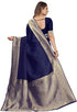 Vasthrlay Purple Kanjivaram Saree