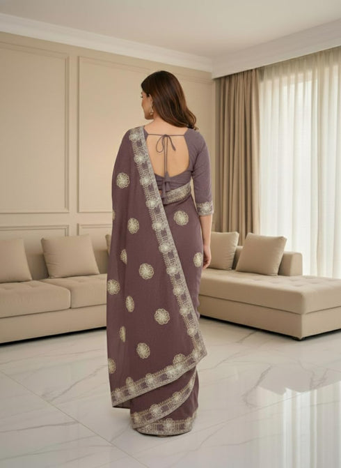 Vasthrlay Chiffon Traditional Ethinic Az Ys Vanshika Ethnic Wear