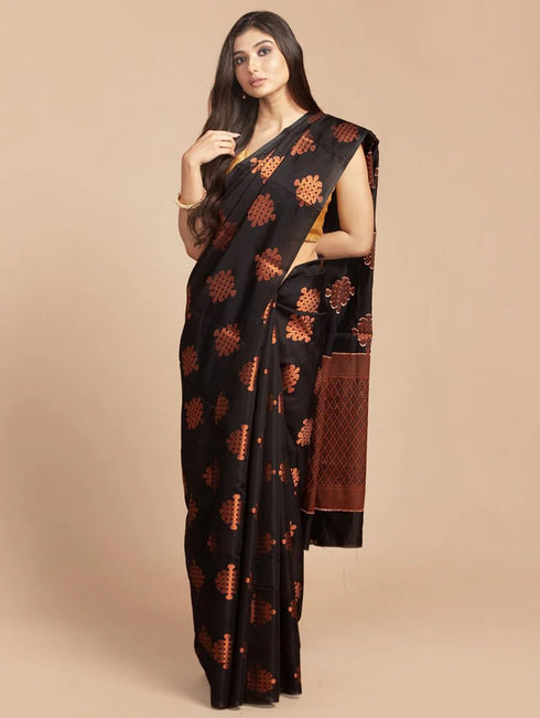 Vasthrlay Banarasi Unstitched Saree