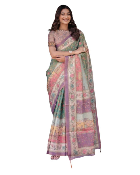 Vasthrlay Printed Handloom Unstitched