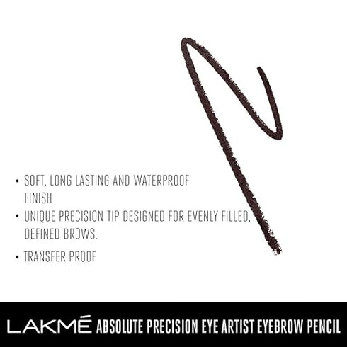 Lakme Absolute Precision Eye Artist Eyebrow Pencil Dark Brown 0.35G