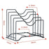 Countertop Pan Pot Rack Lid Holder
