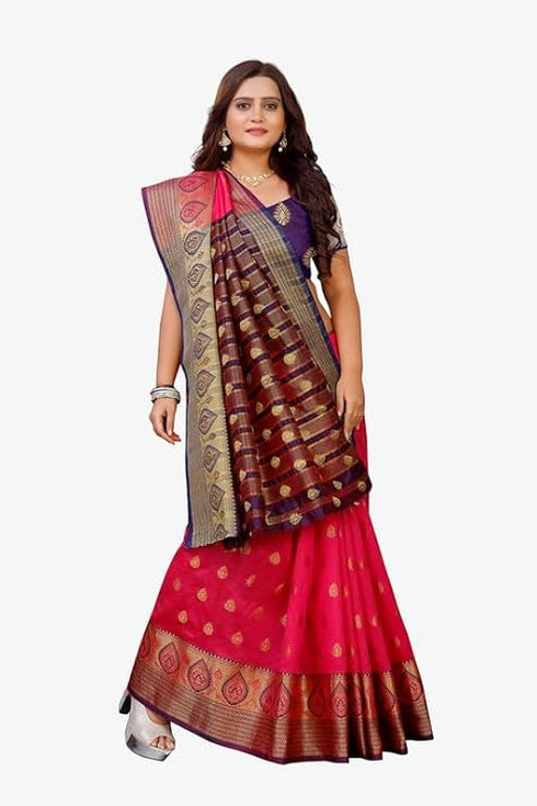 Vasthrlay Kanjeevaram Freesize Ethnic Wear