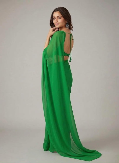 Vasthrlay Georgette Lightweight Ethnic Wear