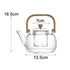 PAPITA Glass Teapot Kettle with Glass Infuser