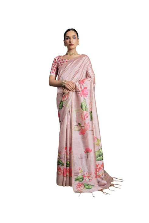 Vasthrlay Tussar Silk Saree
