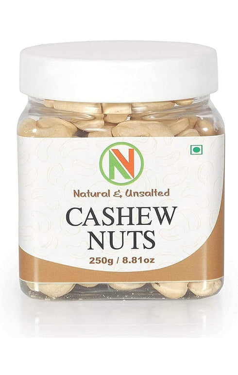 NatureVit Whole Cashews Premium W240 Grade Kaju| Gluten-Free & Plant-Based