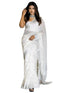 Vasthrlay Womens Jacquard Unstitched Black Saree