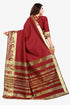 Vasthrlay Banarasi Red Ethnic Wear