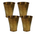 Pure Brass Small Drinking Glass | Pack of 4